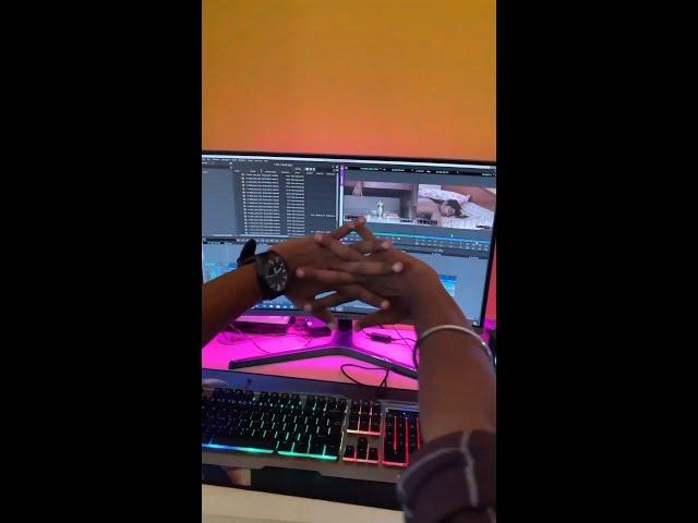 ️ Avid editor at work  Rajan Kd