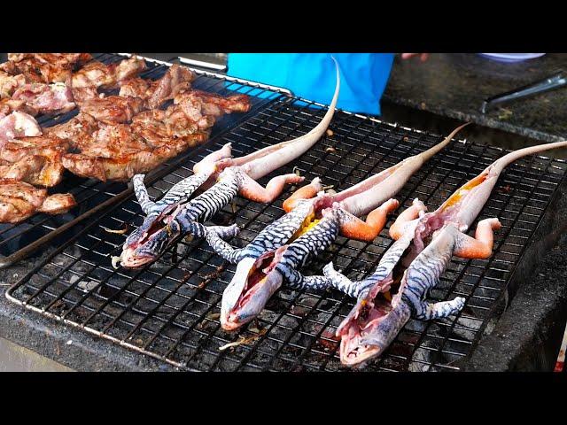 Vietnamese Street Food - SAND LIZARDS Cooked Two Ways Mui Ne Vietnam