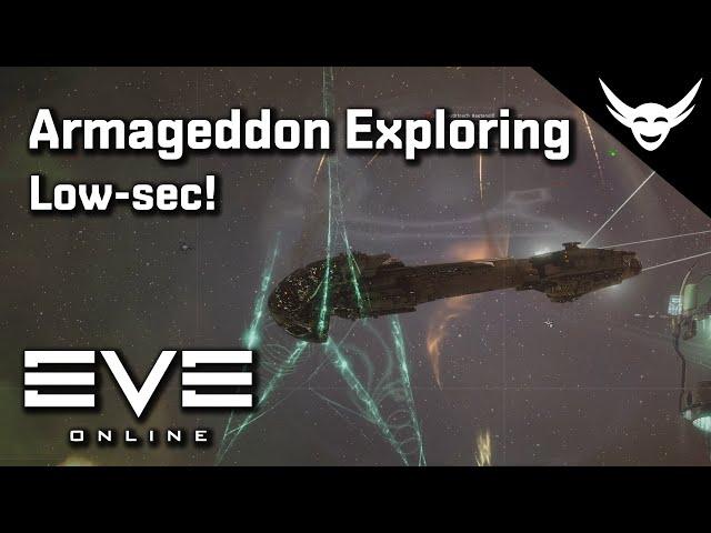 EVE Online - Armageddon looking for trouble in Lowsec!