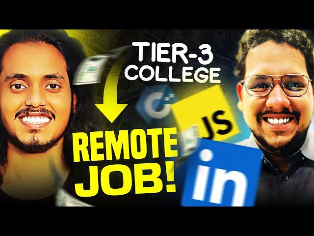 HONEST Journey of Cracking REMOTE  JOB in 2024  | Nobody Will Tell You This  |@PrinceSinghCSE