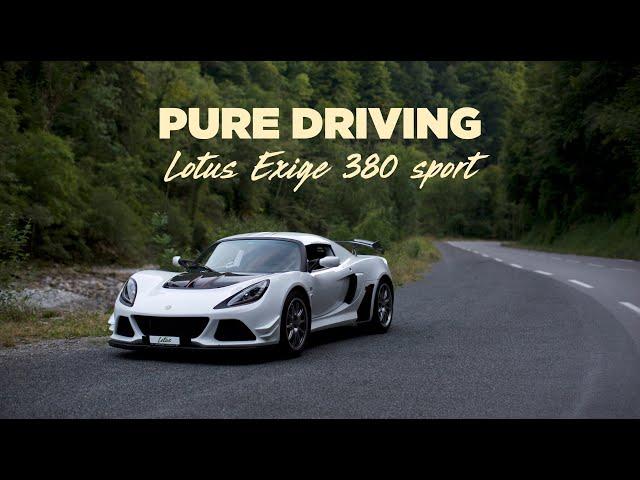 Lotus Exige 380 sport - Secret mountain pass through forest - POV Pure driving sound