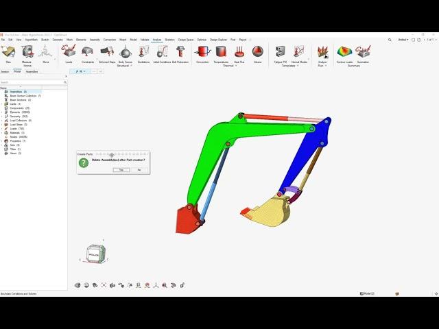 Create Part and Part Assemblies from Components and Assemblies