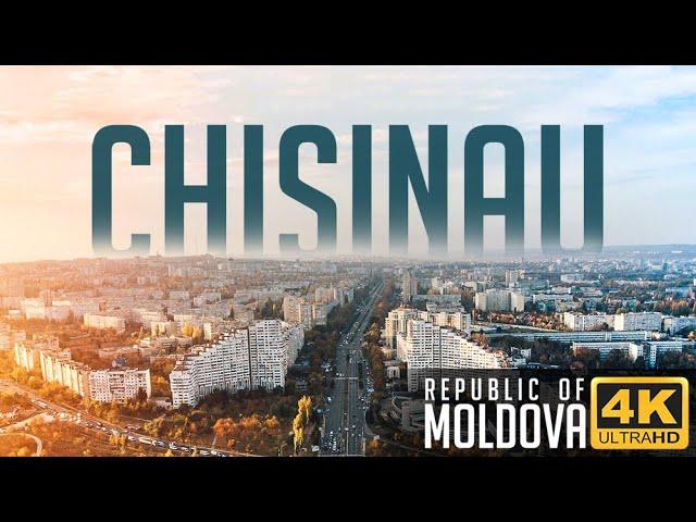 CHISINAU, MOLDOVA - 4K Drone Footage