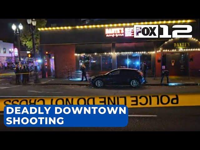 Man dead after shooting in Downtown Portland parking lot