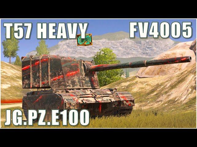 T57 Heavy, FV4005 & Jg.Pz.E100 ● WoT Blitz