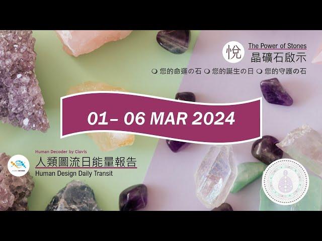 人類圖流日能量報告 · Human Design Daily Transit：Gate 63 （01/03/2024 - 06/03/2024）