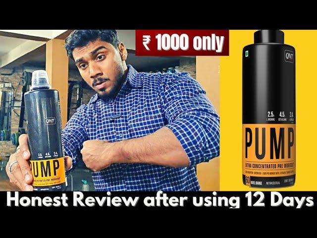 QNT PUMP liquid Pre-workout  | Honest Review after using 12 Days |