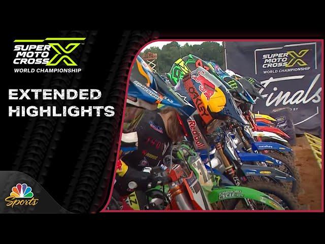 SuperMotocross Playoffs 2024 EXTENDED HIGHLIGHTS: Round 1, Charlotte | 9/7/23 | Motorsports on NBC