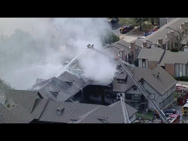 Dozens of people displaced following fire at Dallas apartment complex