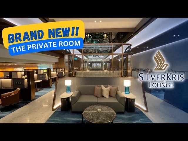 Singapore Airline's INSANE FIRST CLASS PRIVATE LOUNGE