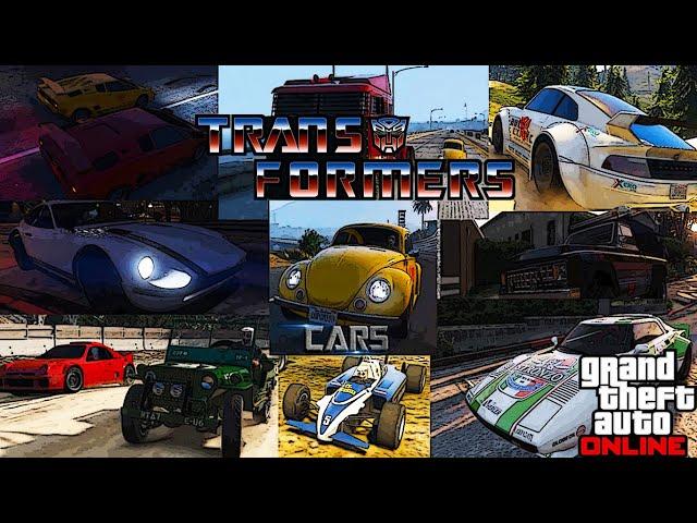 Transformers Cars in GTA Online - Transformers G1 Season 1 Autobot Cars