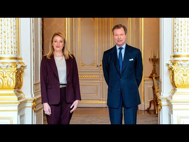 Inside the Grand Ducal Palace with His Royal Highness Henri, Grand Duke of Luxembourg