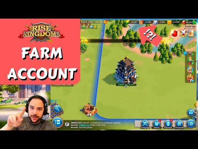 DO THIS TODAY: Make a farm account NOW, here's how | Rise of Kingdoms