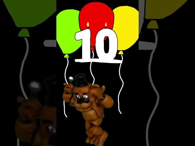 10!!! #shorts #fnaf #gaming #freddy #happybirthday