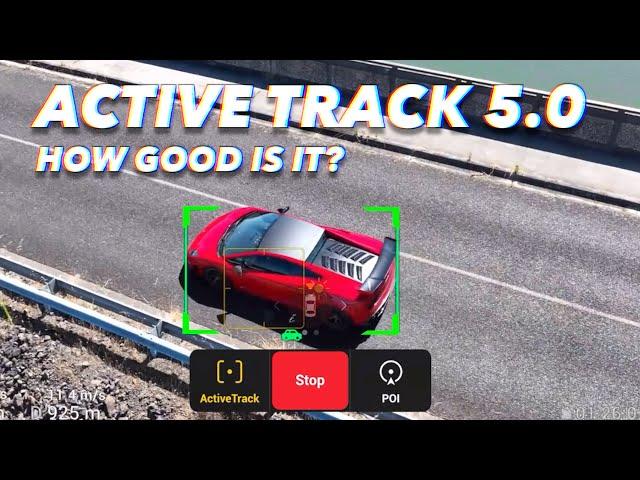 ActiveTrack 5.0 - How it saved my Mavic 3 - More than Once! | Tested on a Lamborghini LP570