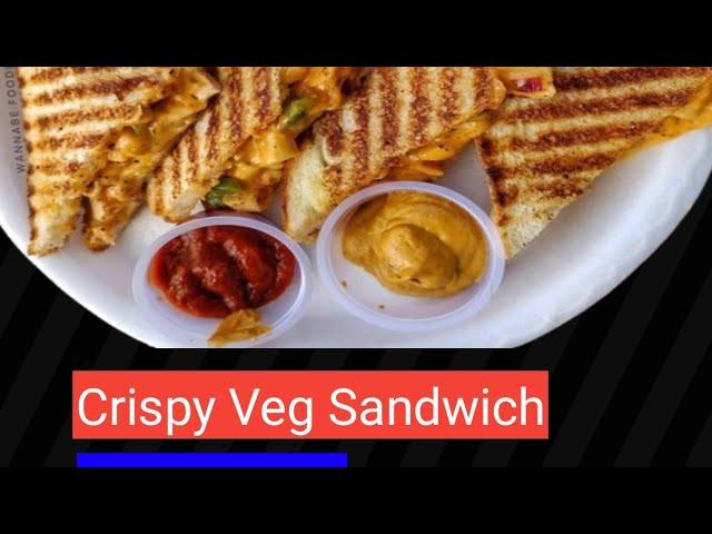 Crispy Veg Sandwich - The Secret is in the Breading