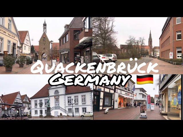 4k QUAKENBRÜCK, Germany Virtual Walk Tour | 4k Virtual Walk Tour in QUAKENBRÜCK Germany