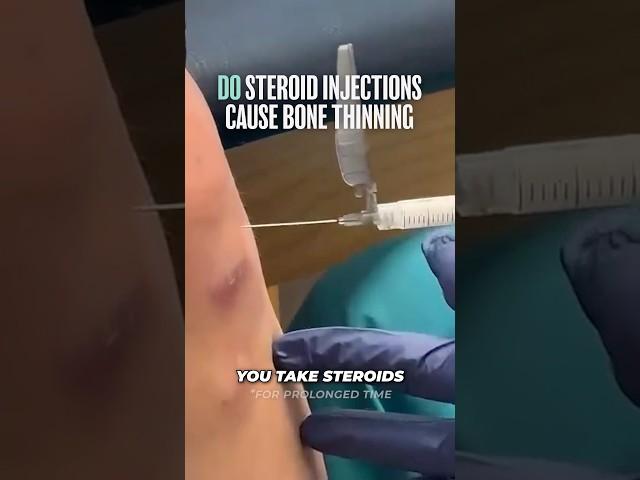 Can Steroid Shots Really Make Your Bones Weak?