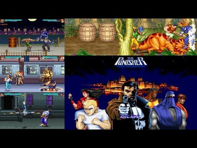 Punisher World Warzone MUGEN All Supers, Team attacks and Stage Finishers