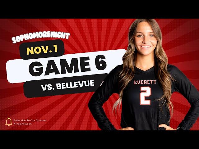 Volleyball: Everett Trojans vs  Bellevue Bulldogs (2024 Home Finale)