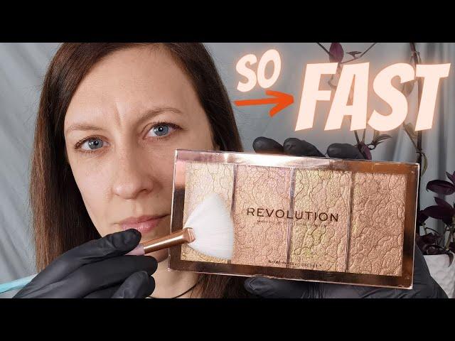 Fast ASMR, The Fastest Makeup Application Ever! No Talking, DIFFERENT than what you're used to 