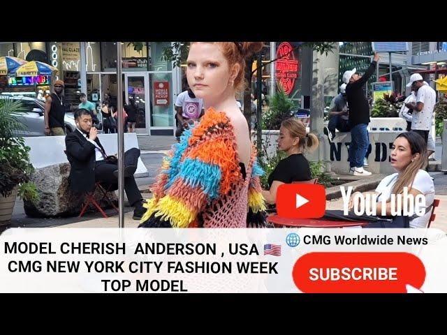 Cherish Anderson Runner-up for CMG New York City Fashion Model 101, 2024 CMG Travel Award to Paris