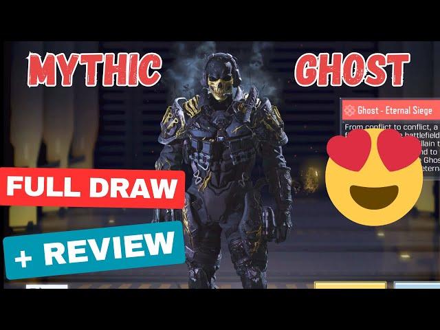 Getting the Mythic Ghost - Eternal Siege | WAR’S PARAGON MYTHIC FULL DRAW & REVIEW | CODM