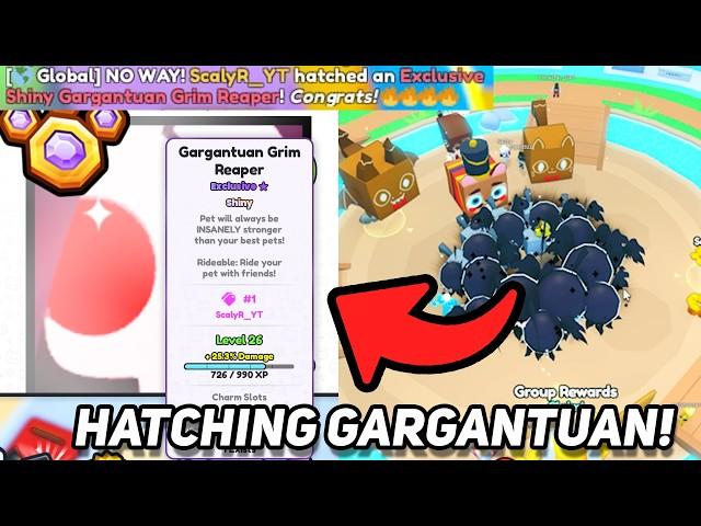 Hatching the #1 GARGANTUAN Grim Reaper from the Gargantuan Machine Egg!