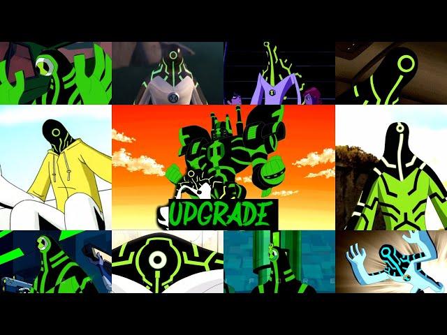 All upgrade transformations in all Ben 10 series