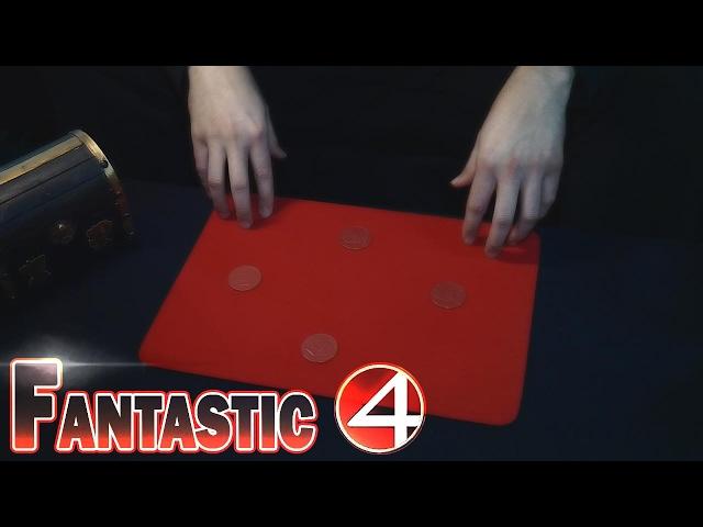 COIN MAGIC - Learn how to produce and vanish coins - FANTASTIC 4