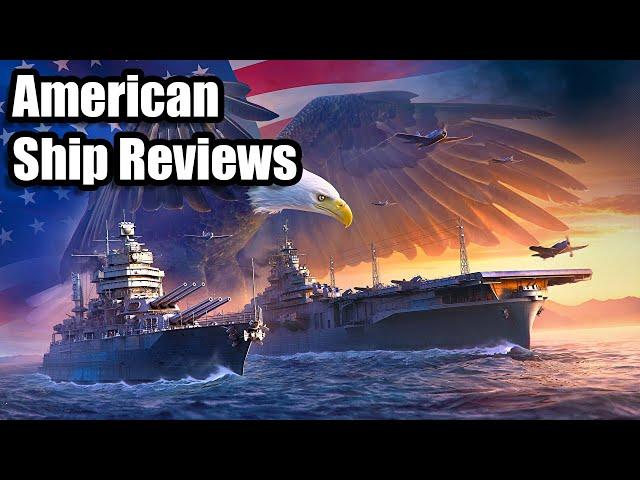 American Ship Review Round Up: World of Warships Legends
