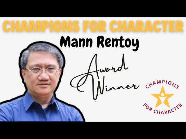 Mann Rentoy - Champions For Character 2022