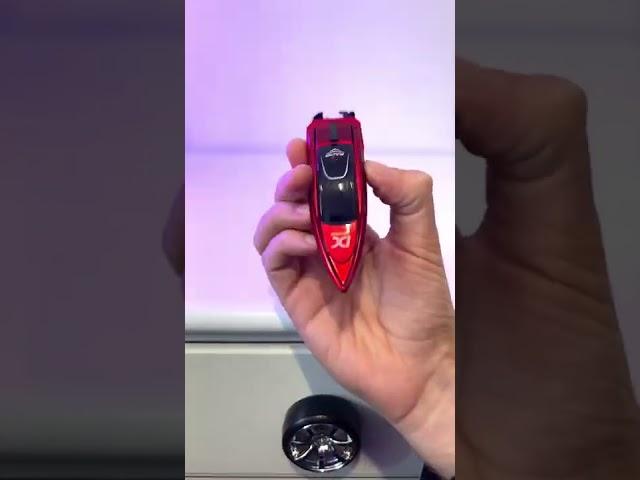 Worlds smallest RC speedboat!? Let’s check it out! #rcboat #worldssmallest #rcdrifttok