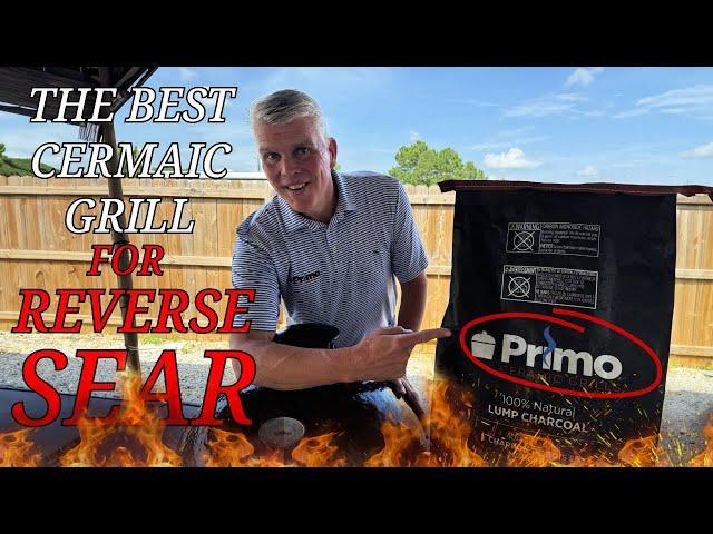 Reverse Searing Steaks on the Primo Ceramic Grill with Toby