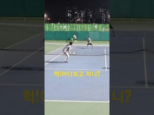 동호인 랭커의 여유! 니가 페더러야? 딴데보고 쳐ㅋㅋㅋ