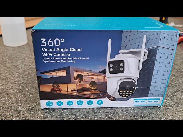 360° Visual Angle Cloud.Wifi Camera.Unboxing.@MartinIlievCaisa