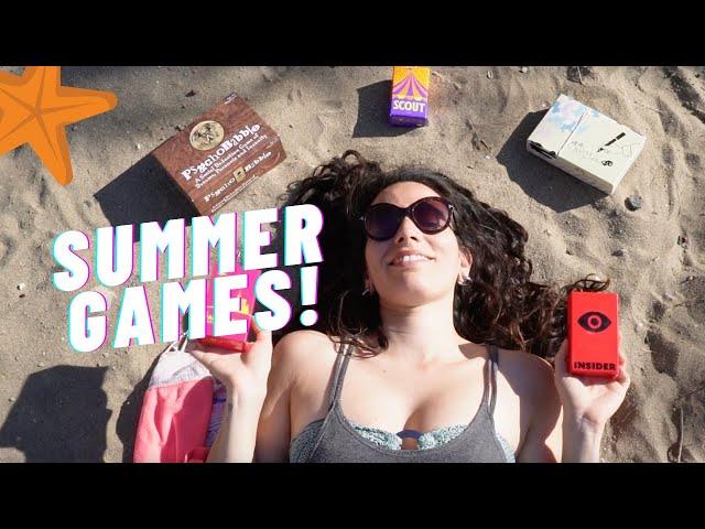 Board Games at the Beach : My Favorite Games of the Summer!