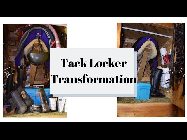 Reorganizing my tack locker (pt 2) || leaandbellagrace