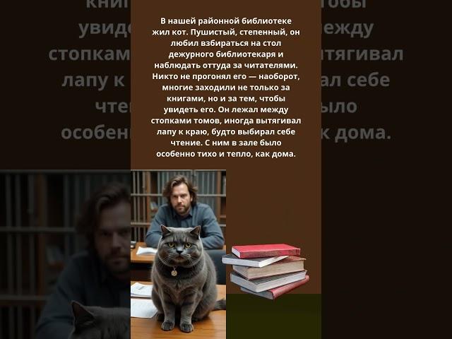 Душевная история. Кот и библиотека