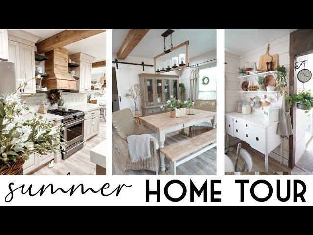 *Cozy* FARMHOUSE HOME TOUR | Summer Cottage Home Tour