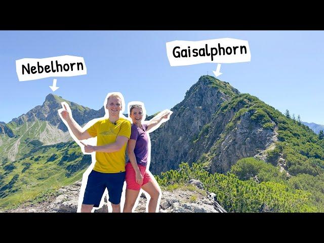 NEBELHORN im ALLGÄU (Oberstdorf): Mittelschwere Tour über das Gaisalphorn