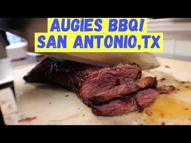 TOP 3! San Antonio BBQ restaurants!  Augie's BBQ