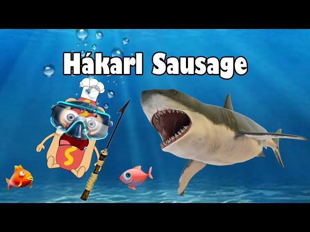 Hákarl (Fermented Shark) Sausage