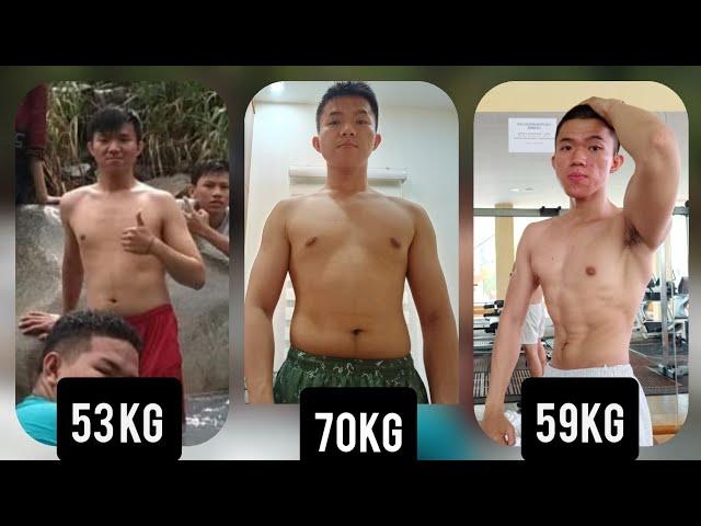 #bodytransformation  My body Transformation MOTIVATION | from thin-fat-sixpack | DARWIN YU FITNESS