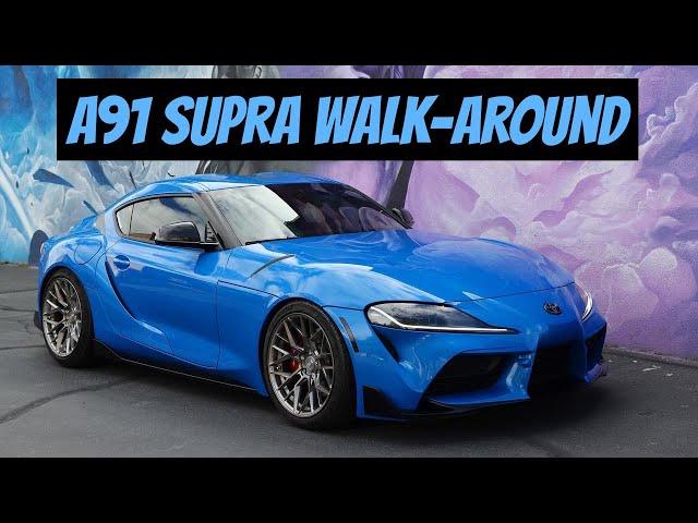 2021 A91 Toyota Supra Walk-Around Refraction Blue