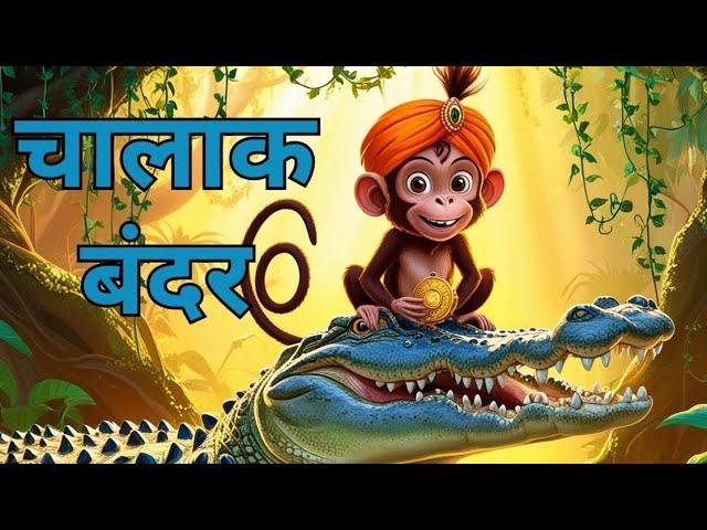 Chalak Bandar | Hindi Bedtime Stories | Moral Stories | @HindiBedtimeStories