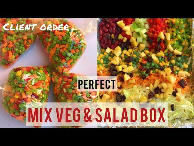 BEST VEGETABLE SALADS | HOMEMADE MIXED VEGGIES | CLIENTS ORDER