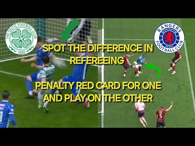 DIFFERENCE IN REFEREEING BETWEEN CELTIC & RANGERS / BIAS OR CHEATING?