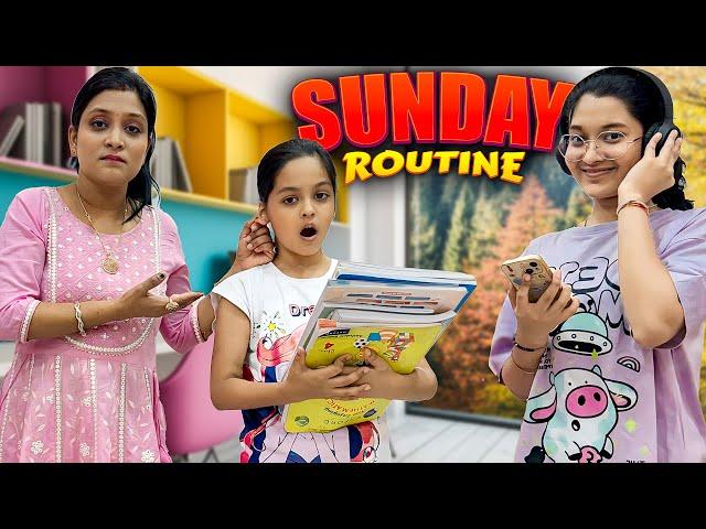 Sunday Morning-Night Routine  | Relaxation, Study Balance and more | Cute Sisters