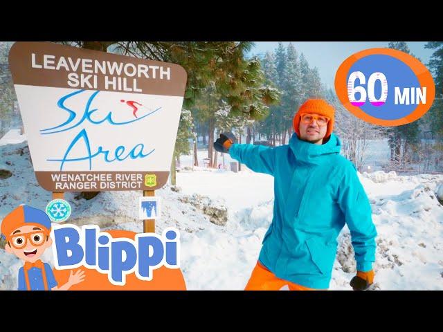 Playing in the Snow Blippi Goes Skiing | Fun with Blippi! | Blippi Educational Songs for Kids